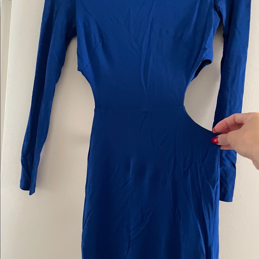 Blue dress